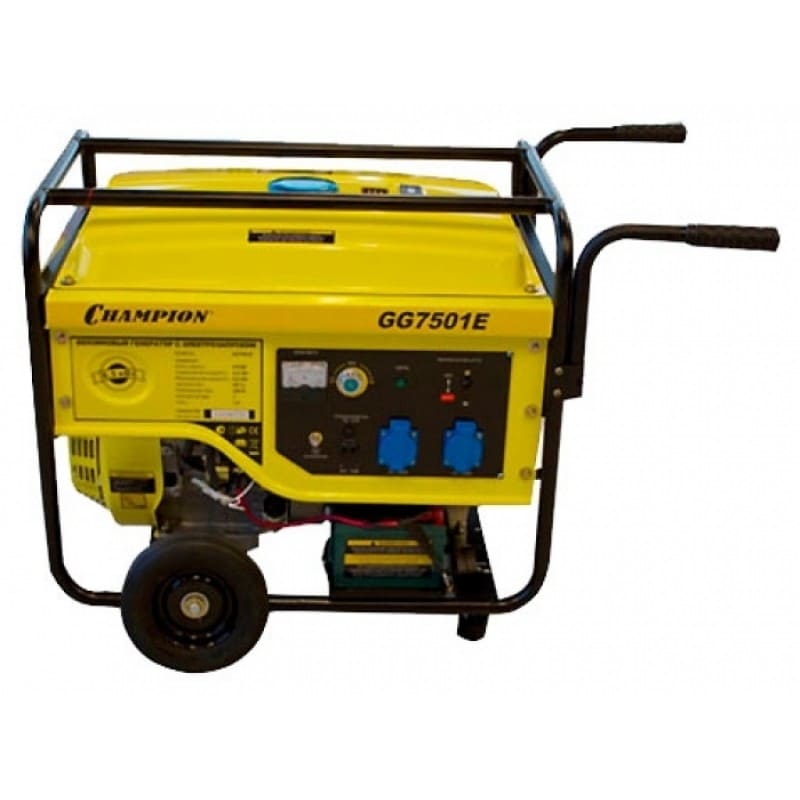 Бензиновый генератор в аренду 6,5 киловат Champion GG7501E