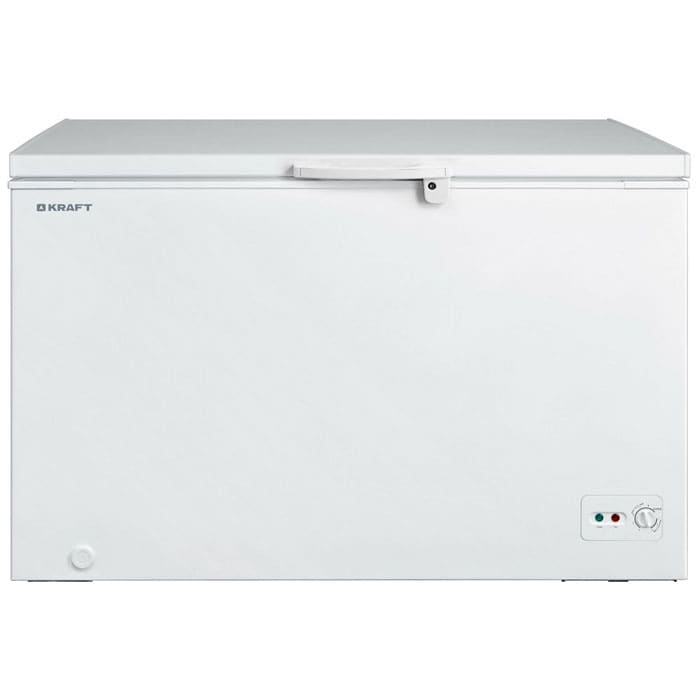 Морозильный ларь в аренду 430 л Kraft, температурный режим -18C...-20C градусов, белый, глухая крышка